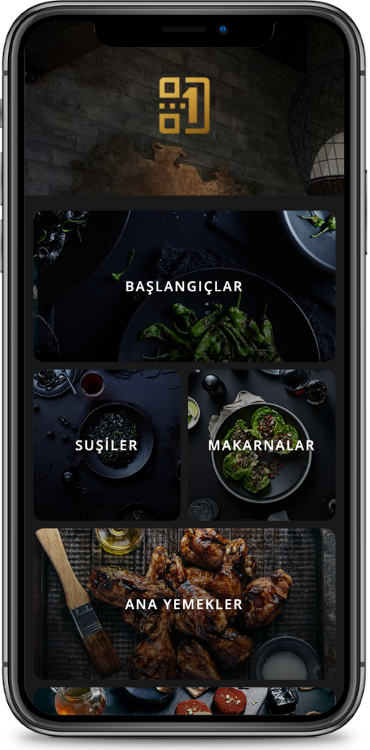 QRMenuONE Dijital Menü Önizleme